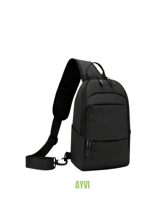 Noah Black Chest Bag