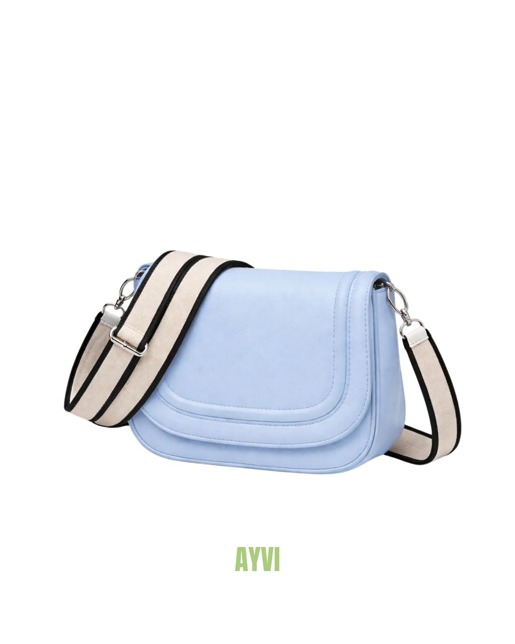 Cloe Baby Blue Shoulder Bag