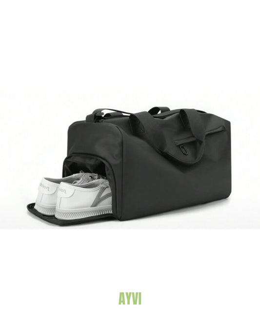 Leo Black Gym Bag