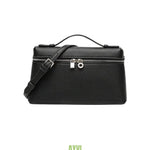 Leana Black square shoulder bag