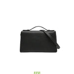 Leana Black square shoulder bag