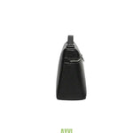 Leana Black square shoulder bag