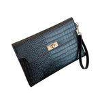 Sienna Black Crocodile Bag