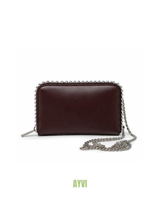 Cathy Dark Brown Party Bag