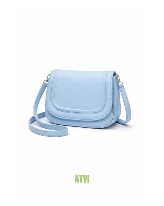 Cloe Baby Blue Shoulder Bag
