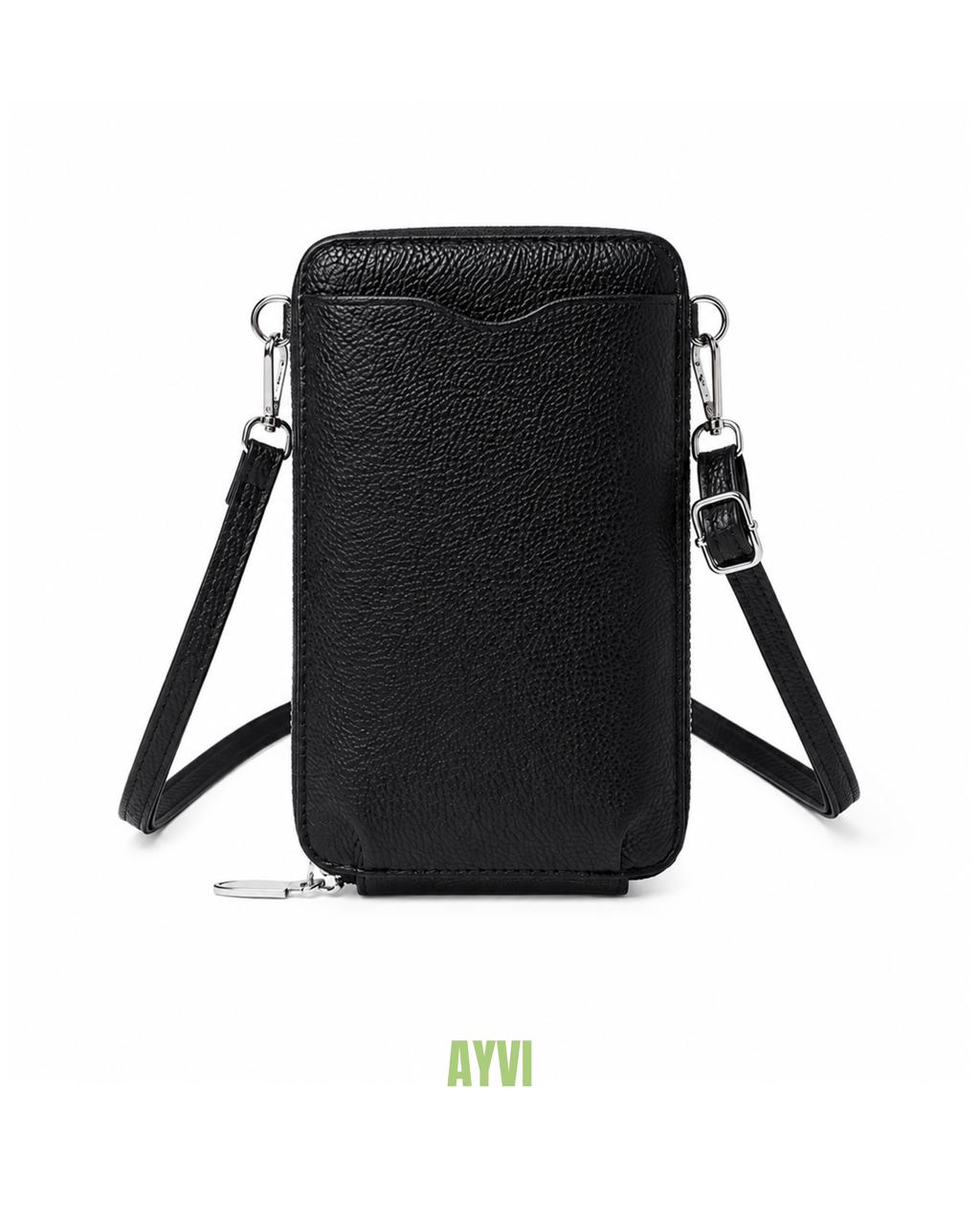 Thea Black Wallet Bag