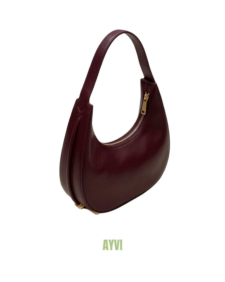 Sky Burgundy Handbag