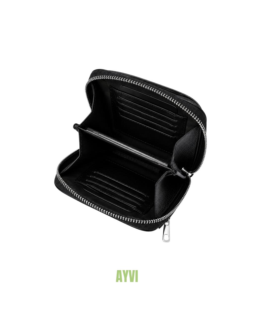 Thea Black Wallet Bag